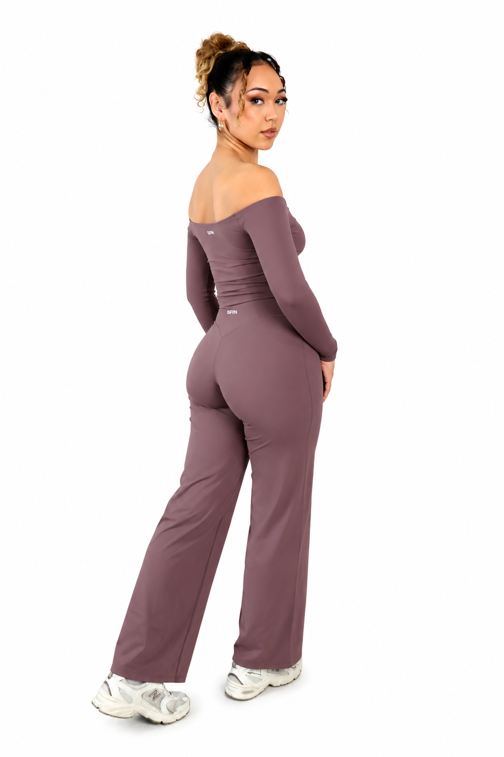 Classic Straight Leg Pants Dusty Plum STANDARD LENGTH