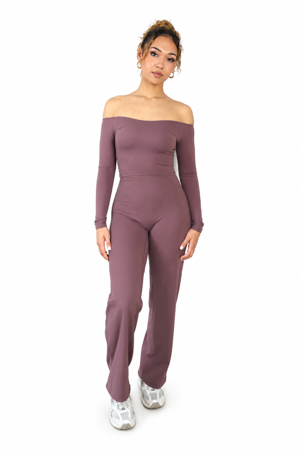 Classic Straight Leg Pants Dusty Plum STANDARD LENGTH