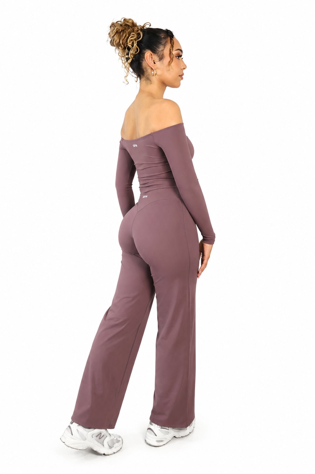 Classic Straight Leg Pants Dusty Plum STANDARD LENGTH
