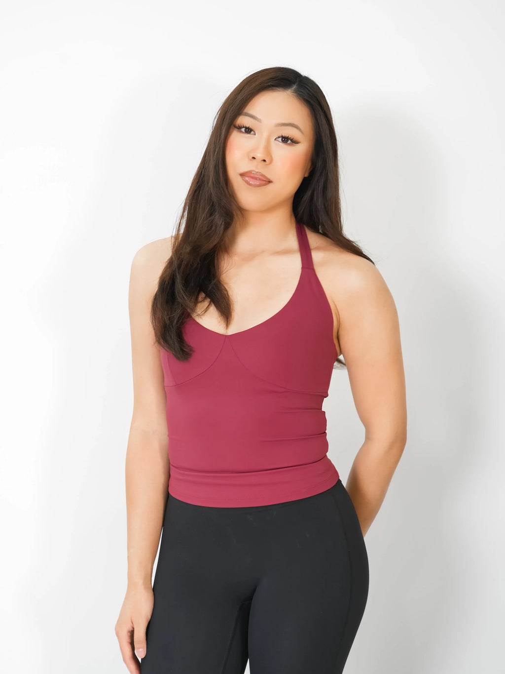 Form Kaia Halter Tank Sour Cherry