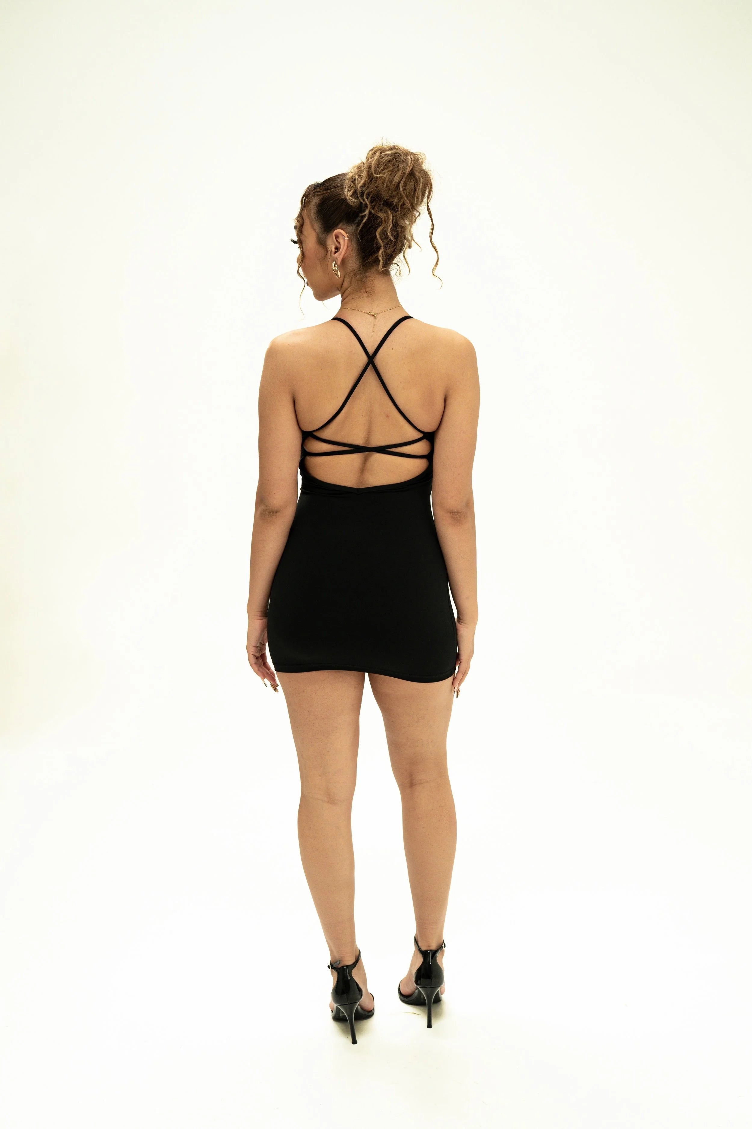 Form Syren Mini Dress Classic Black
