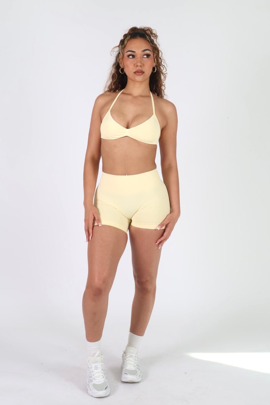 CurveContour Curve Halter Bra Butter