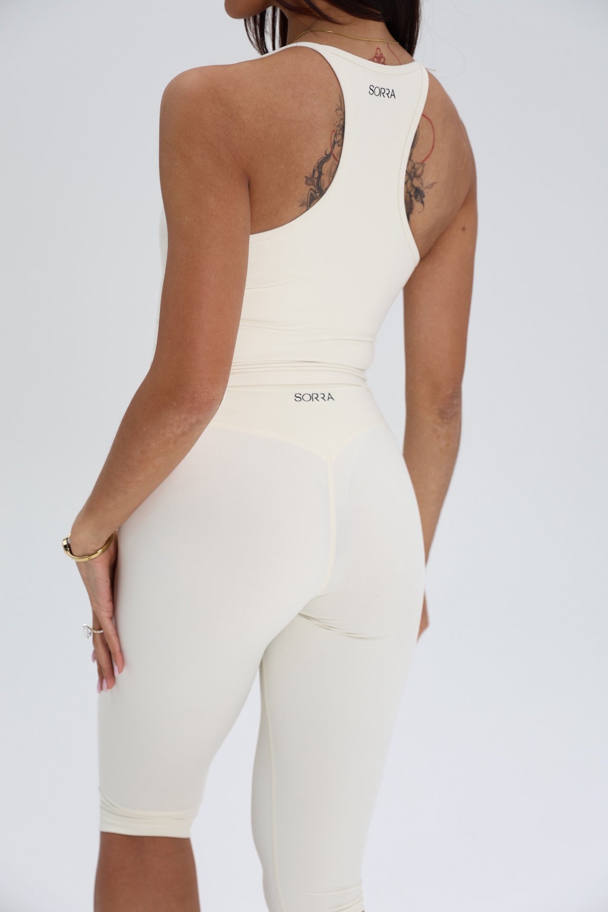 Hailey Racer Back Tank Buttercream